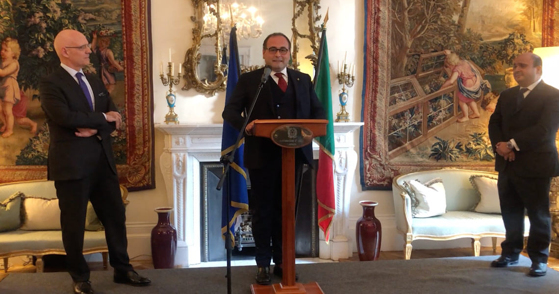 Knighthood Ceremony - Italian Embassy in London - 18-07-2019