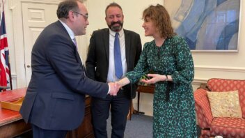 Prof Maurizio Bragagni Esq OBE witnessed the signing of the UK-San Marino Double Taxation Convention