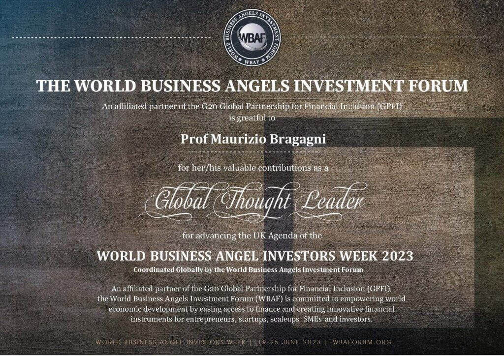 
Global Thought Leader - Prof Maurizio Bragagni Esq OBE